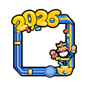 Sparkling 2026 Avatar Frame